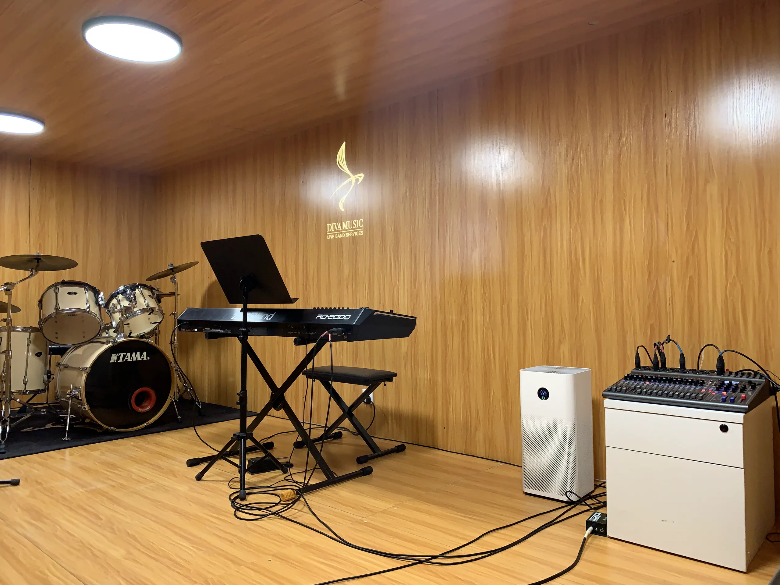 DIVA rehearsal and recording studio in Kwai Fong
